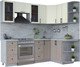 Миниатюра изображения товара Кухонный гарнитур Интерлиния Тренд 1.5x2.3 правая (луна/белый/серый каспий)