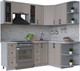 Миниатюра изображения товара Кухонный гарнитур Интерлиния Тренд 1.5x2.1 правая (луна/луна/бискайская сосна)