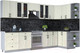 Миниатюра изображения товара Кухонный гарнитур Интерлиния Тренд 1.5x3.3 правая (белый/белый/кастилло темный)