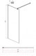 Миниатюра изображения товара Душевая стенка Ambassador Walk-In 90x200 / 15034128