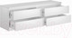 Миниатюра изображения товара Тумба Mio Tesoro Мальта 4 ящика 160x54 2.05.02.030.1 (белый)