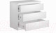 Миниатюра изображения товара Комод Mio Tesoro Мальта 3 ящика 80x76 2.05.02.040.1 (белый)