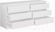 Миниатюра изображения товара Комод Mio Tesoro Мальта 6 ящиков 160x76 2.05.02.060.1 (белый)
