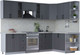 Миниатюра изображения товара Кухонный гарнитур Интерлиния Тренд 1.7x2.8 правая (пепел/пепел/опал светлый)
