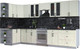 Миниатюра изображения товара Кухонный гарнитур Интерлиния Тренд 1.5x3.6 левая (белый/белый/кастилло темный)