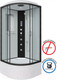 Миниатюра изображения товара Душевая кабина Niagara NG-6708-14F 90x90x215 (прозрачное стекло/черный)