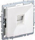 Миниатюра изображения товара Розетка IEK Brite BR-K10-2-K01 (белый)