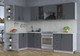 Миниатюра изображения товара Кухонный гарнитур Интерлиния Тренд 1.5x2.9 левая (пепел/пепел/опал светлый)