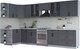 Миниатюра изображения товара Кухонный гарнитур Интерлиния Тренд 1.5x3.6 левая (пепел/пепел/опал светлый)
