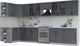 Миниатюра изображения товара Кухонный гарнитур Интерлиния Тренд 1.5x3.8 левая (пепел/пепел/опал светлый)