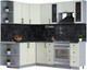 Миниатюра изображения товара Кухонный гарнитур Интерлиния Тренд 1.7x2.2 левая (белый/белый/кастилло темный)