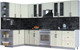 Миниатюра изображения товара Кухонный гарнитур Интерлиния Тренд 1.7x3.3 левая (белый/белый/кастилло темный)