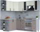 Миниатюра изображения товара Кухонный гарнитур Интерлиния Тренд 1.7x2.2 левая (луна/белый/серый каспий)