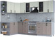 Миниатюра изображения товара Кухонный гарнитур Интерлиния Тренд 1.7x3.0 левая (луна/белый/серый каспий)