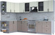 Миниатюра изображения товара Кухонный гарнитур Интерлиния Тренд 1.7x3.2 левая (луна/белый/серый каспий)