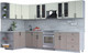 Миниатюра изображения товара Кухонный гарнитур Интерлиния Тренд 1.7x3.4 левая (луна/белый/серый каспий)