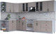 Миниатюра изображения товара Кухонный гарнитур Интерлиния Тренд 1.7x3.5 левая (луна/луна/бискайская сосна)