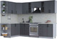 Миниатюра изображения товара Кухонный гарнитур Интерлиния Тренд 1.7x2.8 левая (пепел/пепел/опал светлый)