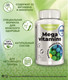Миниатюра изображения товара Витаминно-минеральный комплекс Quamtrax Mega Vitamins Men 40+ (60таб)