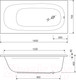 Миниатюра изображения товара Ванна акриловая Cezares ECO-140-70-40-W37