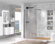 Миниатюра изображения товара Душевая стенка Cezares LIBERTA-L-1-110-120-GR-NERO