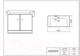Миниатюра изображения товара Умывальник Ekokerama Doppio 80 / 0117
