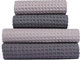 Миниатюра изображения товара Набор полотенец Home One 411622 (темно-серый/светло-серый, 4шт)