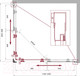 Миниатюра изображения товара Душевой уголок BelBagno UNO-195-AH-2-120/100-CH-CR