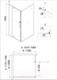 Миниатюра изображения товара Душевая стенка Niagara NG-A110G 110x190