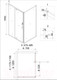 Миниатюра изображения товара Душевая стенка Niagara NG-A70G 70x190