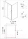 Миниатюра изображения товара Душевая стенка Niagara NG-A80G 80x190