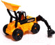 Миниатюра изображения товара Экскаватор игрушечный Guclu С ковшом и грейдером / 2818