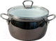 Миниатюра изображения товара Кастрюля Сантэкс 1-2450211 (темно-серый хром)
