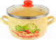 Миниатюра изображения товара Кастрюля Сантэкс Овощи 1-2440112 (бежевый)