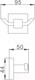Миниатюра изображения товара Крючок для ванной Haiba HB8605-2