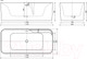 Миниатюра изображения товара Ванна акриловая Ceramica Nova Sigma FB15 170x80