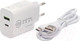 Миниатюра изображения товара Зарядное устройство сетевое Digitalpart FC-135 с кабелем MicroUSB (белый)