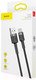 Миниатюра изображения товара Кабель Baseus Cafule Cable USB For Type-C 2A / CATKLF-BG1 (3м, серый/черный)
