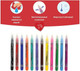 Миниатюра изображения товара Фломастеры Luxor Color Brush / 6106/Box 12