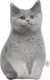 Миниатюра изображения товара Подушка декоративная Mni Mnu Серый кот / 4288785