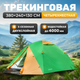 Миниатюра изображения товара Палатка Sundays ZC-TT009-4P v2 (зеленый/желтый)
