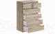 Миниатюра изображения товара Комод Mio Tesoro Мальта 6 ящиков 80x121 2.05.02.100.3 (дуб сонома)