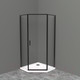 Миниатюра изображения товара Душевой уголок BelBagno UNO-195-P-1-100-C-NERO