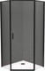 Миниатюра изображения товара Душевой уголок BelBagno UNO-195-P-1-100-C-NERO