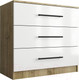 Миниатюра изображения товара Комплект мебели для спальни Евва Престиж ПР-1.2 (дуб кантри золотой/белый)