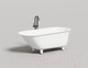 Миниатюра изображения товара Ванна из искусственного мрамора Salini Ornella Kit 170x80 / 102424M (S-Stone, матовый)