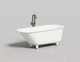 Миниатюра изображения товара Ванна из искусственного мрамора Salini Ornella 170x80 / 102314G (S-Sense, глянец)