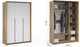 Миниатюра изображения товара Паспарту для шкафа Империал Мишель для 3-х дверного (дуб крафт золотой)