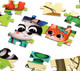 Миниатюра изображения товара Пазл Puzzle Time В елочном шаре Веселые зверята / 4923774 (54эл)