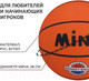 Миниатюра изображения товара Баскетбольный мяч Minsa 1026011 (размер 5)